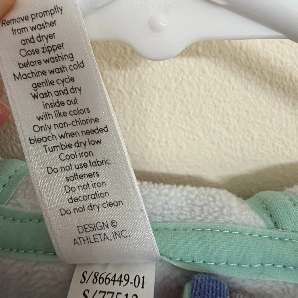 Athleta Girl Multicolor Zip Up Hoodie